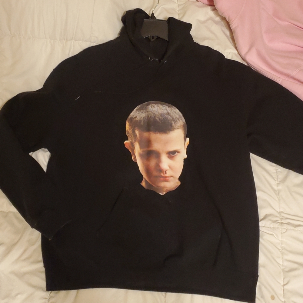 Champion stranger things 011 eleven head oversized hoodie